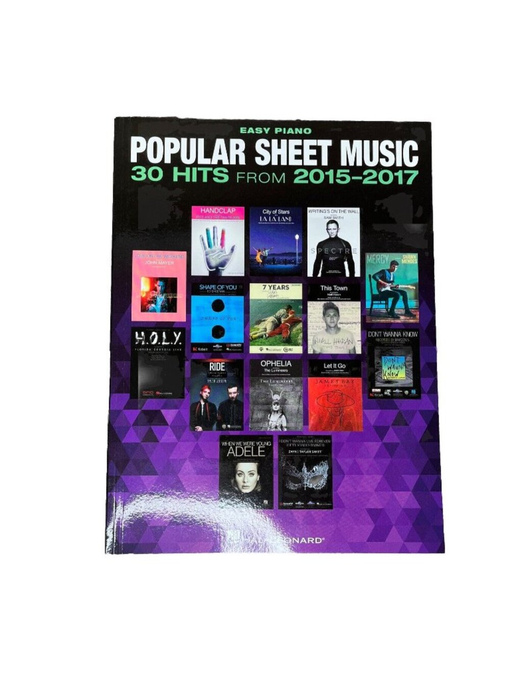 Popular Sheet Music 30 Hits from 2015-2017 Easy Piano Songbook Hal Leonard